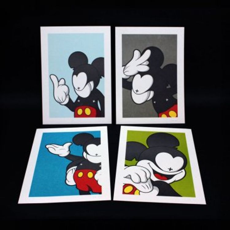 Metal Mickey Print Set by Arkiv Vilmansa