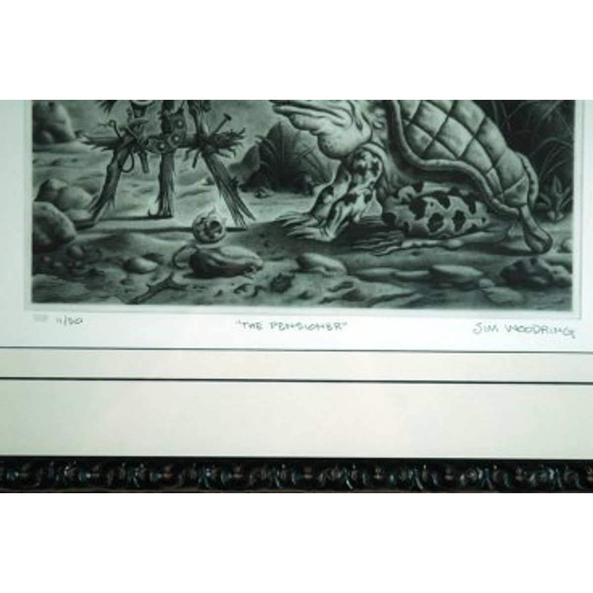 The Pensioner Intaglio Print