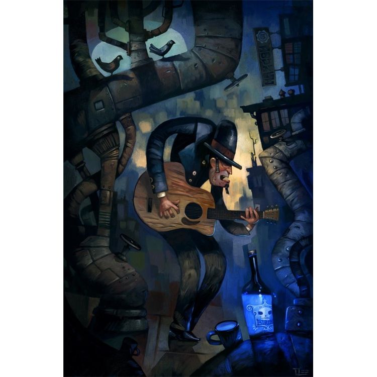 Blue Night II by Tim Lee