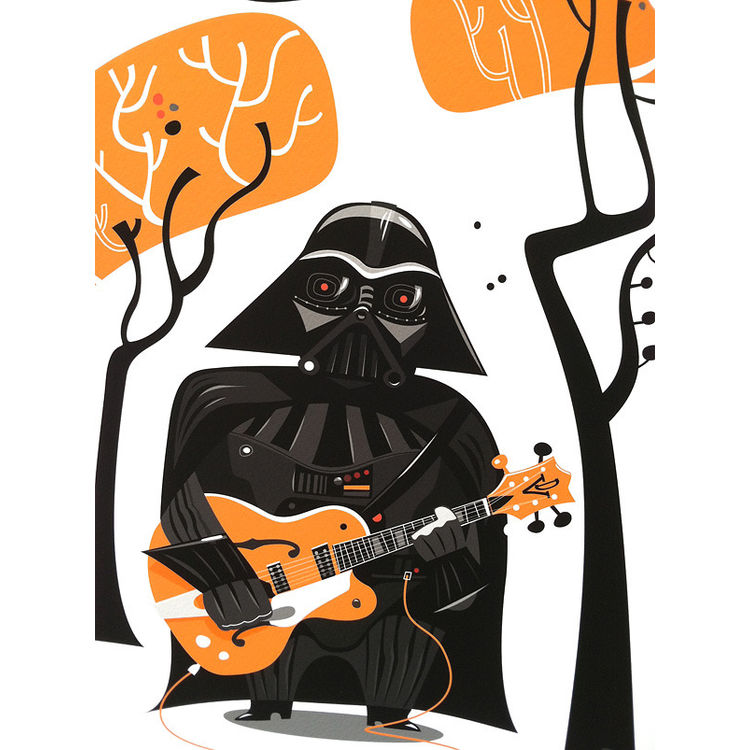 Darth Rocks - White Out by Tim Lee