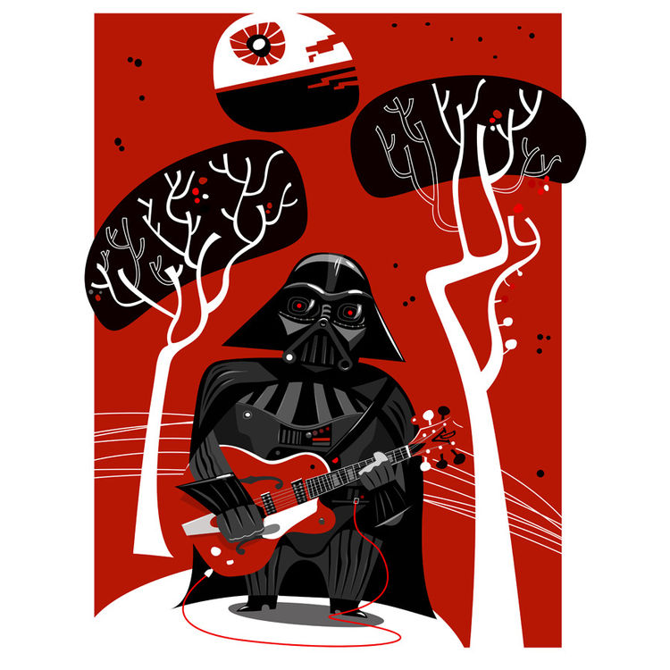 Darth Rocks by Tim Lee