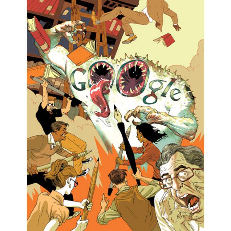 Google Monster by Asaf Hanuka