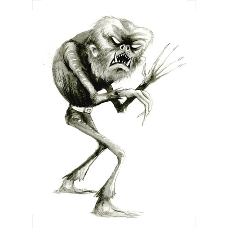 Universal Wolfman by Alex Pardee