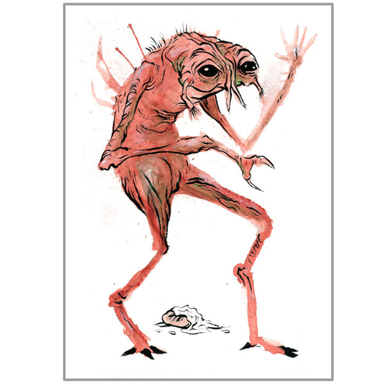 BRUNDLEFLY by Alex Pardee