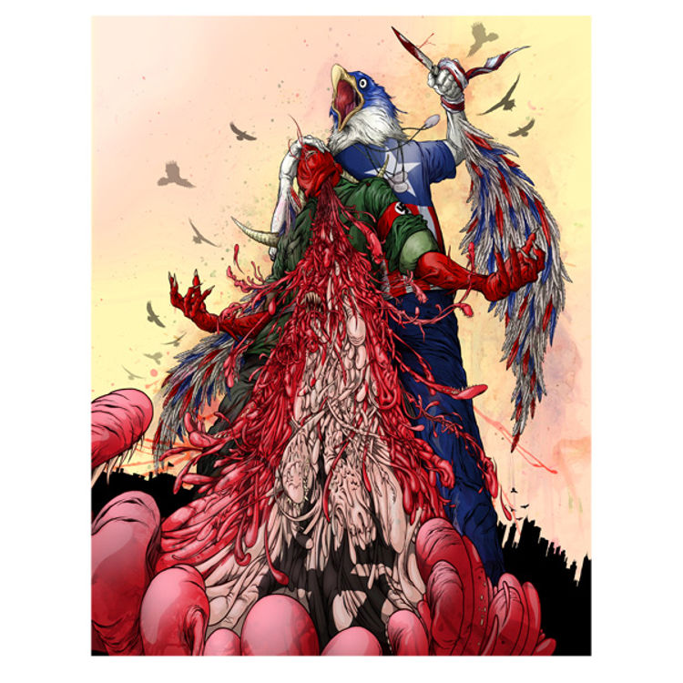 The Patriot by Alex Pardee