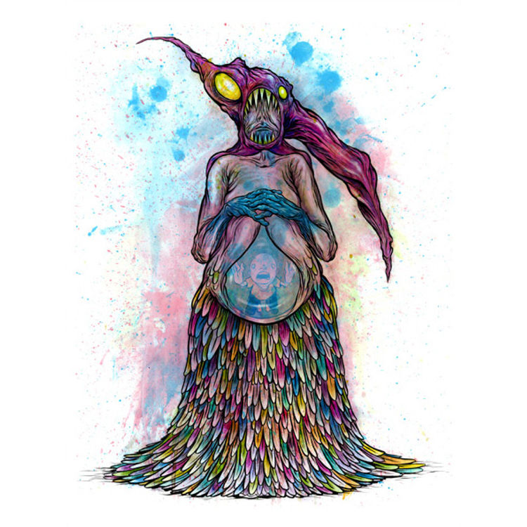 Peacock Forest by Alex Pardee