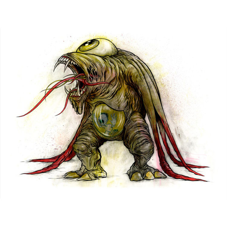 Digested Eyebal by Alex Pardee