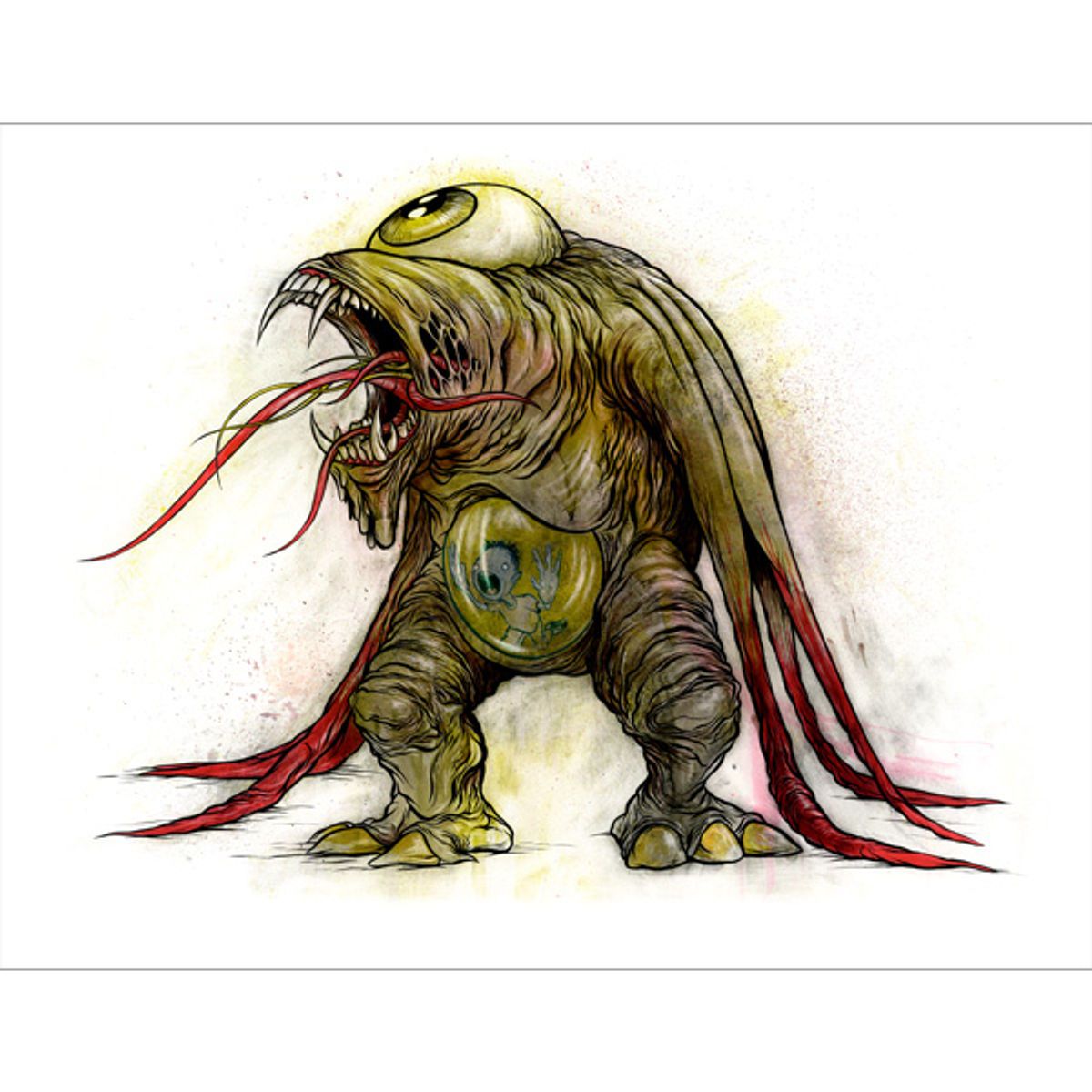 Digested Eyeball