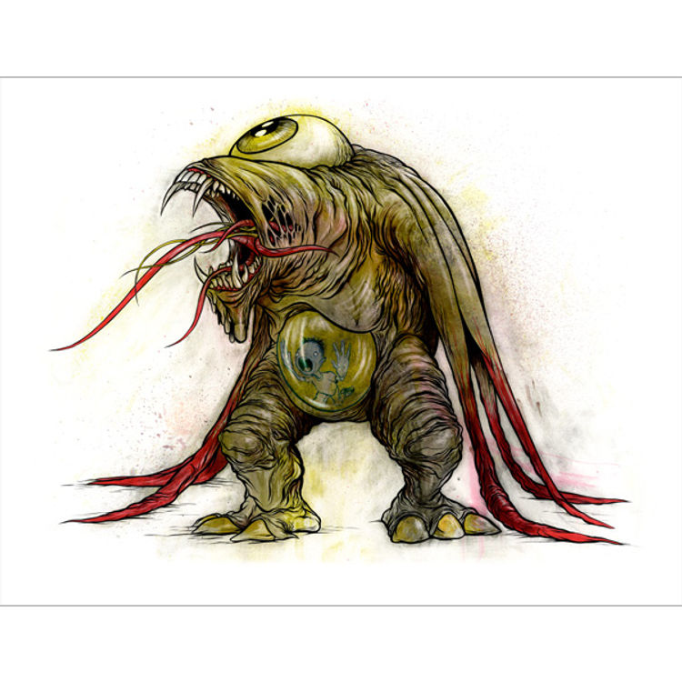 Digested Eyeball by Alex Pardee
