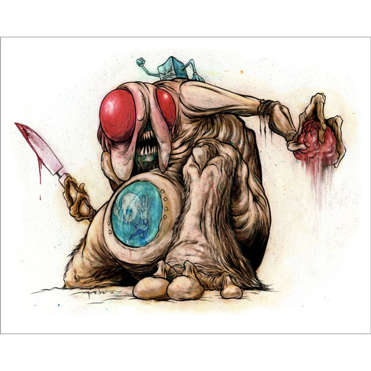 Alexander and the Friendly Cube by Alex Pardee