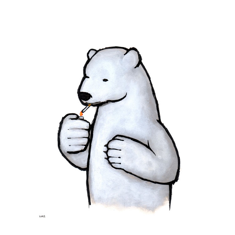 Smokey (The Bear) by Luke Chueh