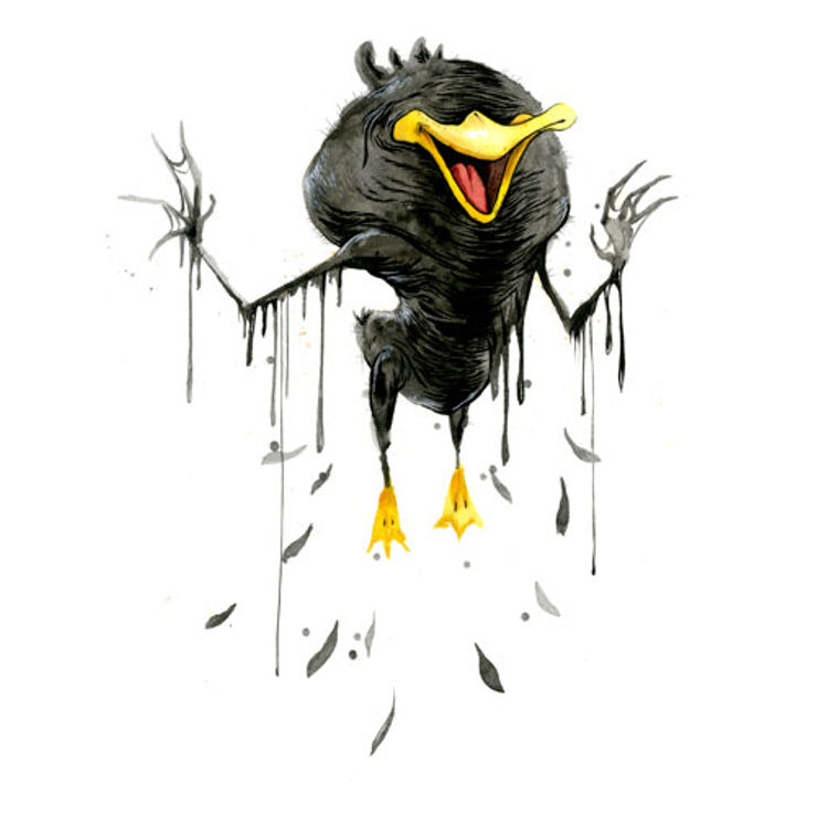 Daffy Dirk by Alex Pardee