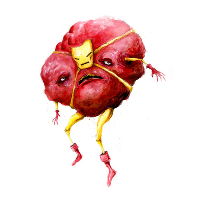 Iron Marn by Alex Pardee