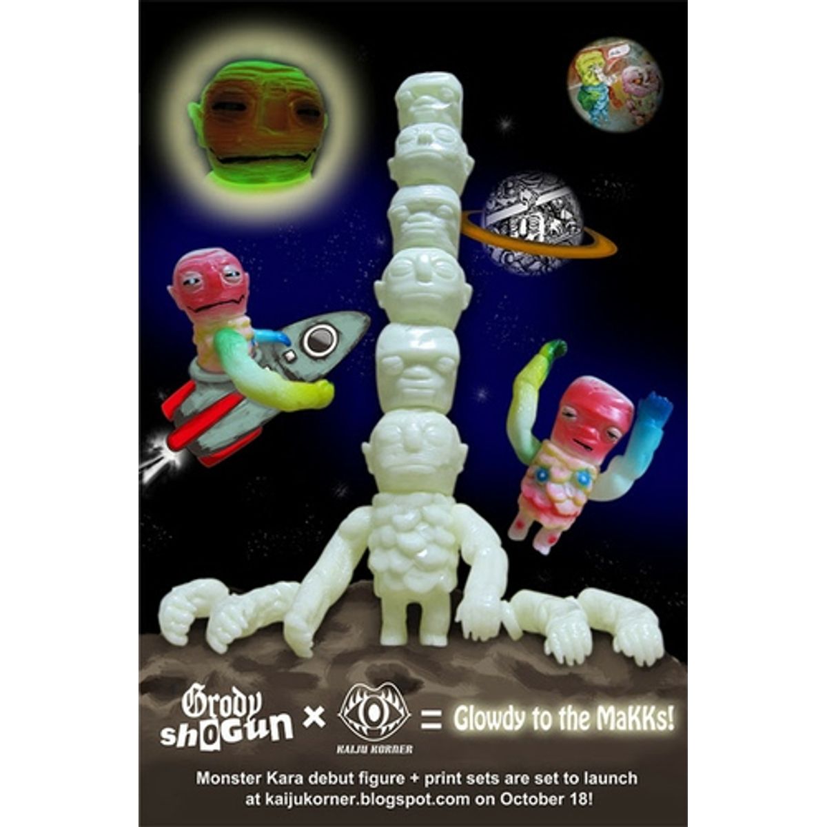 Monster Kara - Grody Shogun x Kaiju Korner