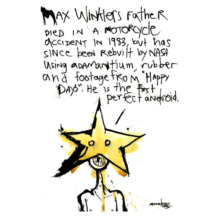 Henry Winkler by Alex Pardee