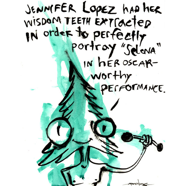 Jennifer Lopez by Alex Pardee