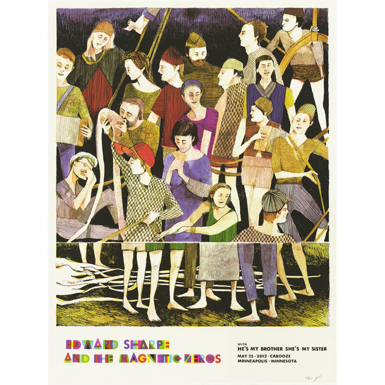Edward Sharpe & the Magnetic Zeros - Minneapolis, MN, 2012 by Jessica Seamans