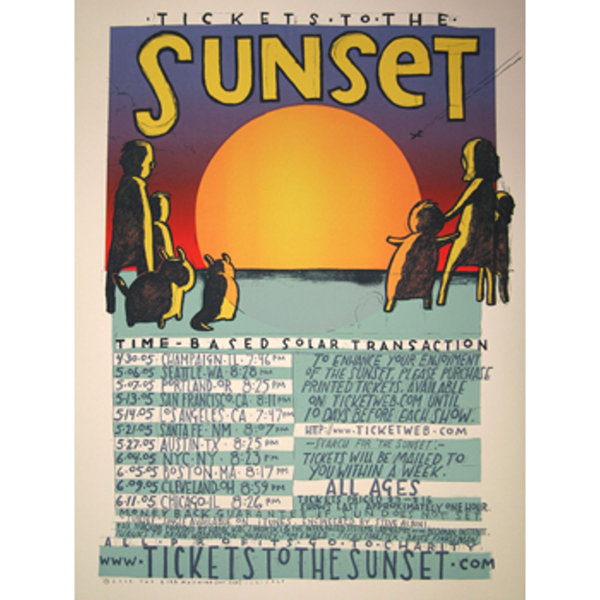 tickets to the sunset