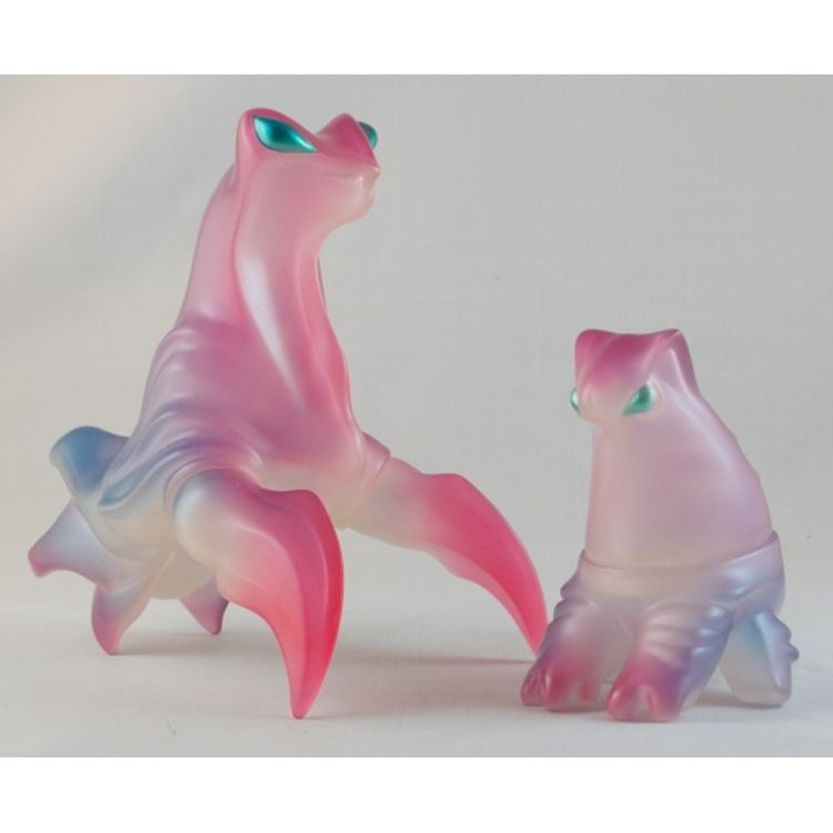 Grus & Mini Grus- Clear Blue and Red by Invading Monsters