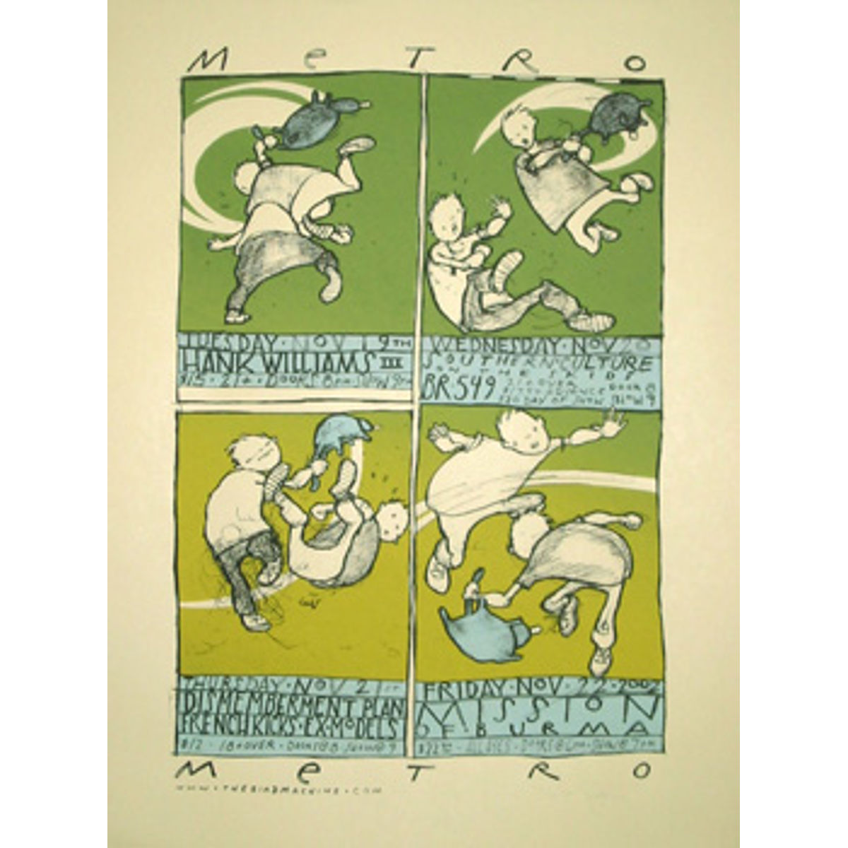 four shows at the metro