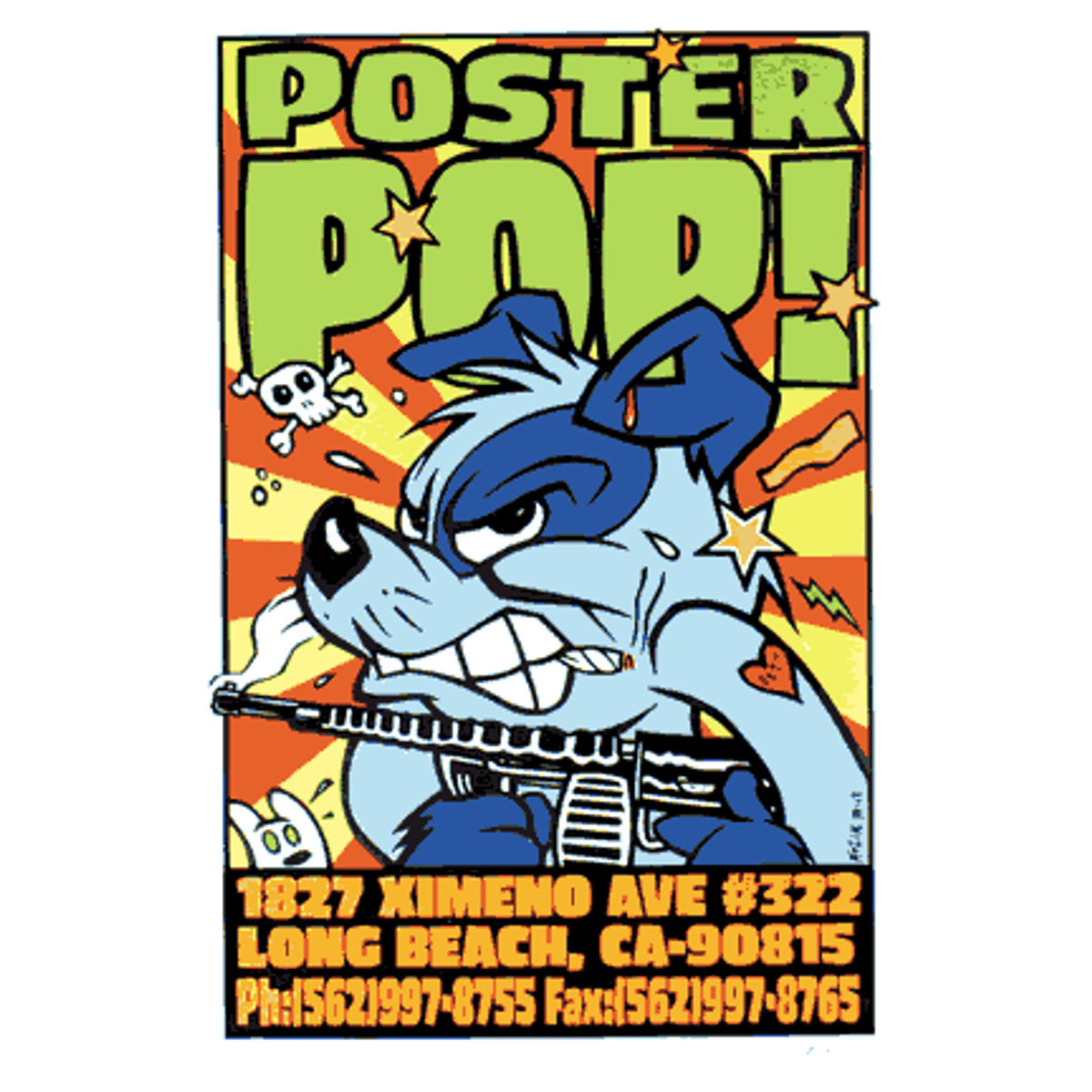Poster Pop Silkscreen Kozik 99-13 1999 Promotional Poster