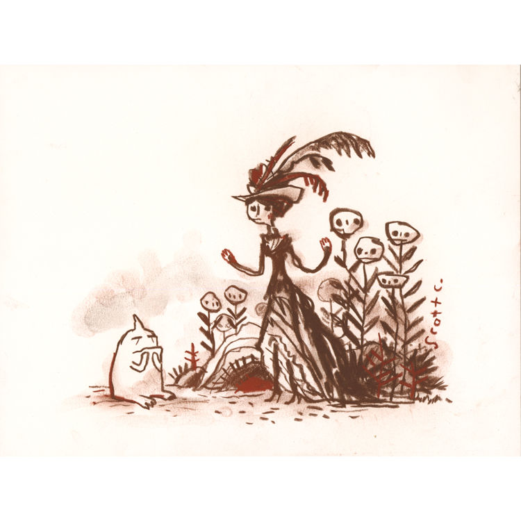 Little Horn Is Sad by Scott Campbell (Scott C)