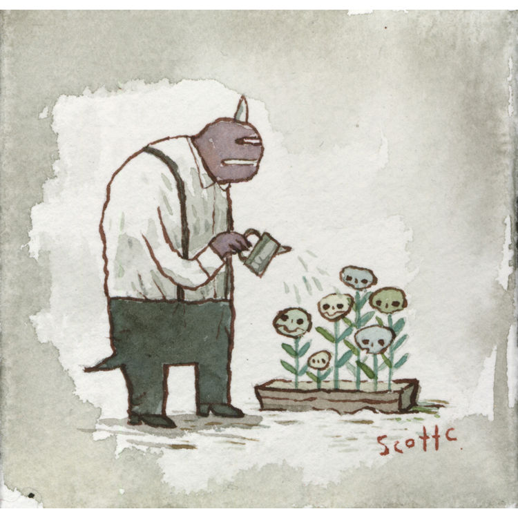 Watering Regularly by Scott Campbell (Scott C)