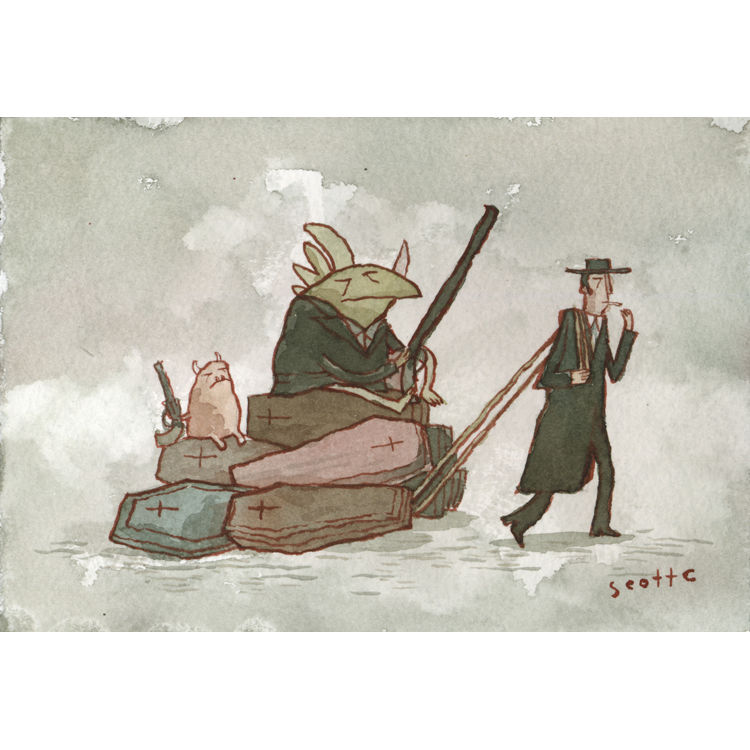 Baggage In Tow by Scott Campbell (Scott C)