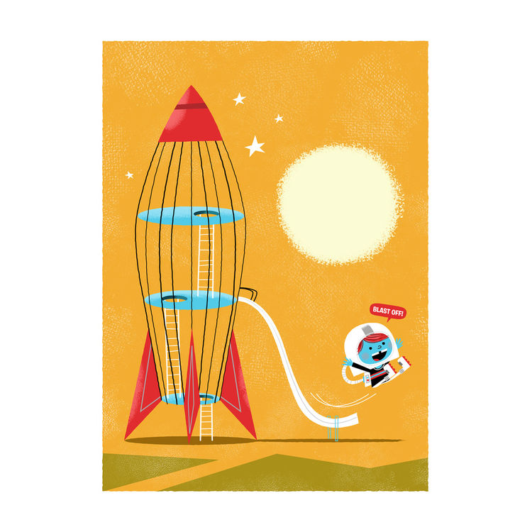 Rocket to the Moon! by Christopher Lee