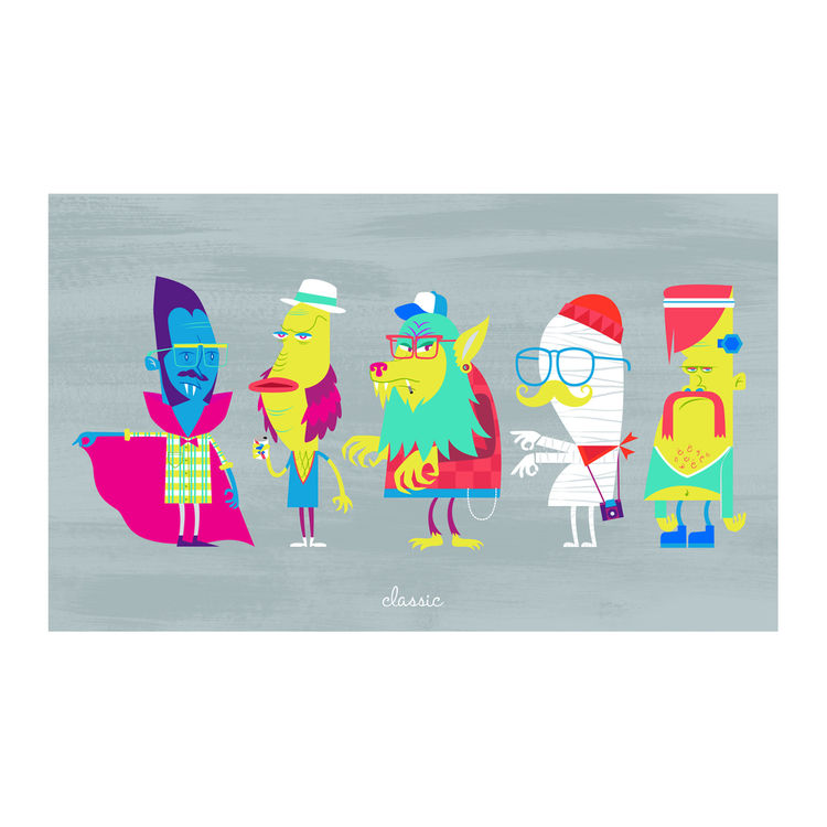 Hipster Monsters by Christopher Lee