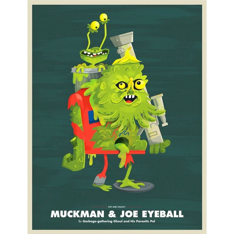 Muckman and Joe Eyeball by Christopher Lee