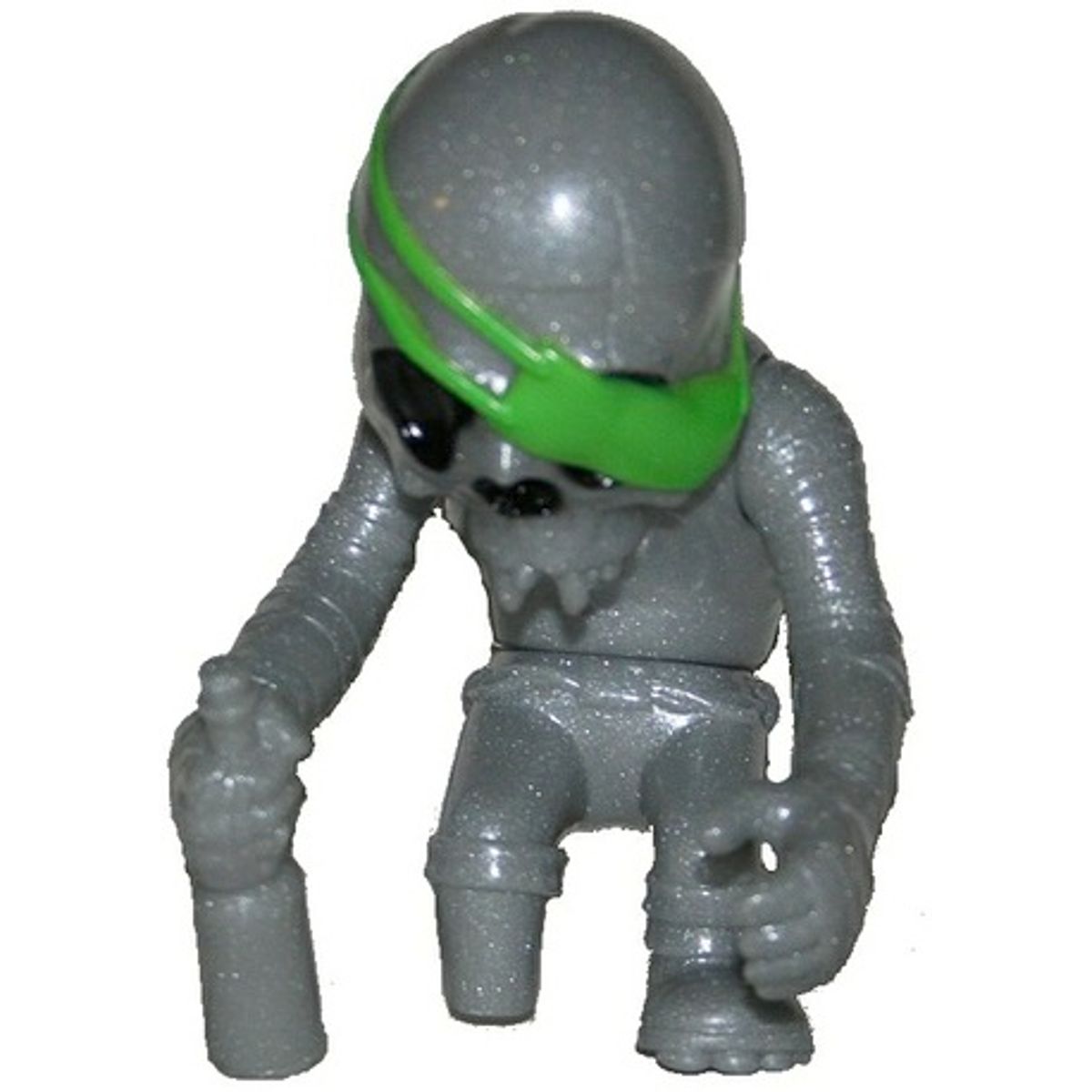 Skullpirate - Silver/Green