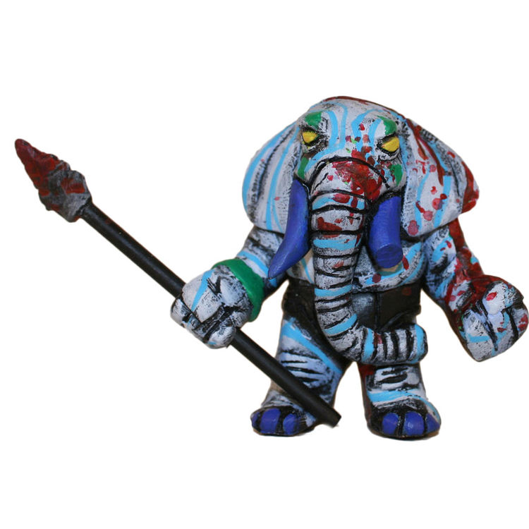ELEPHANTOS - WOUNDED CLOWNER TRIBESMAN by turboPISTOLA