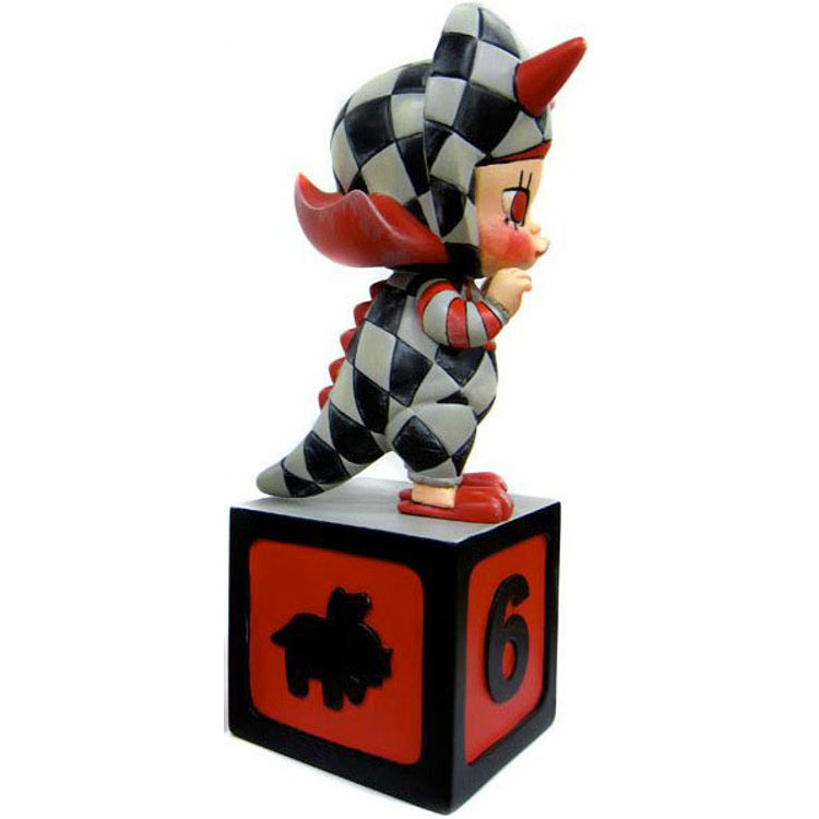 Dino Molly - Red Checker by Kenny Wong