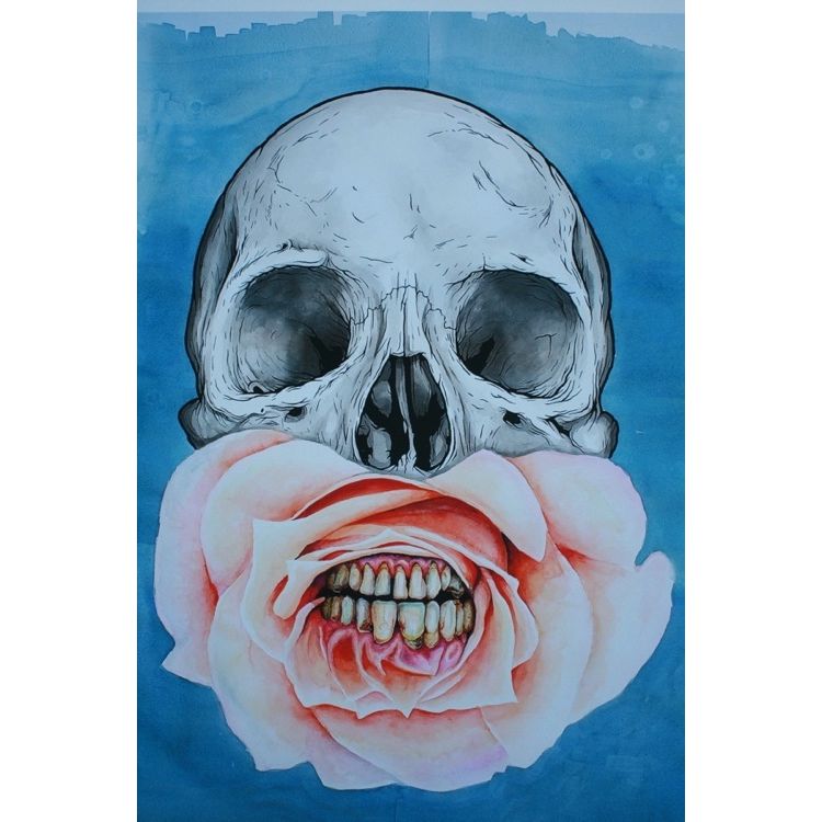 Blue Skull by Jeff Proctor