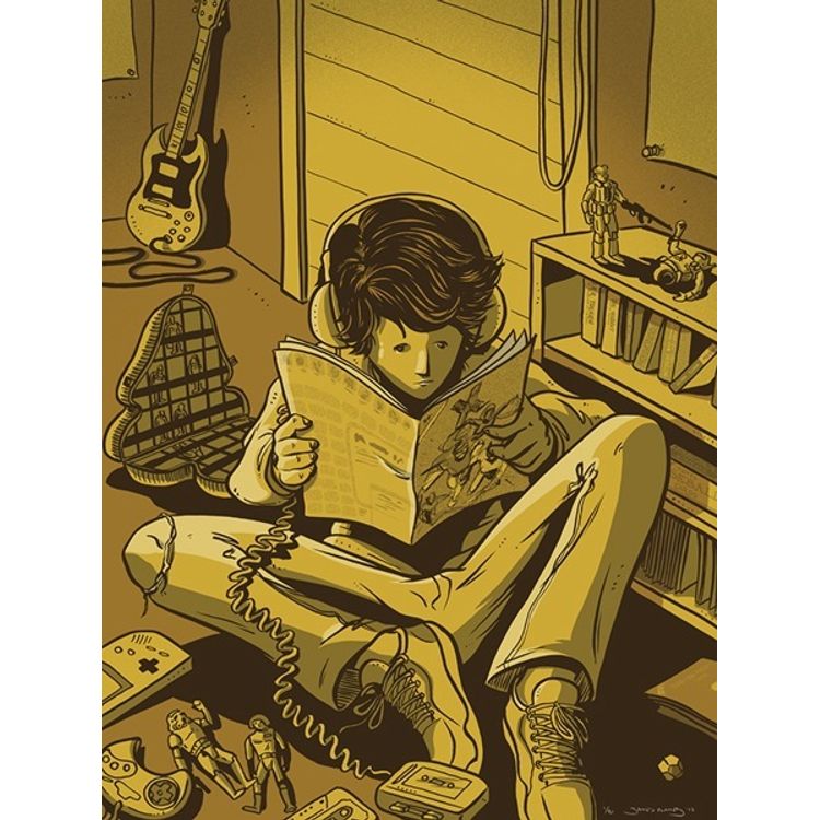 In The Garage by James Flames