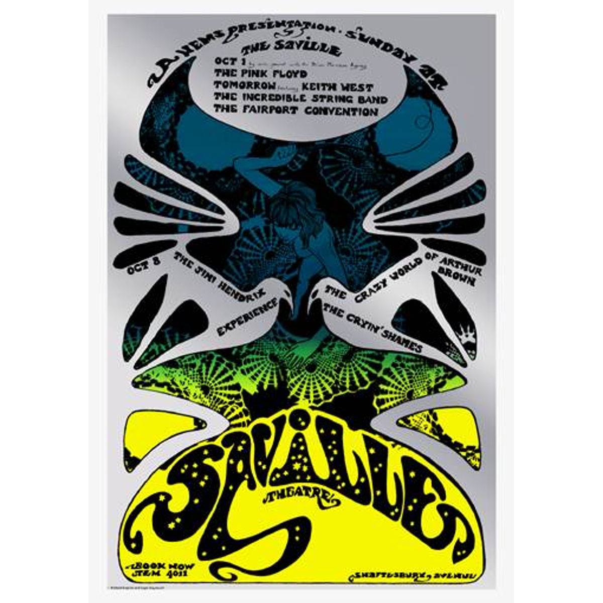 Pink Floyd, Jimi Hendrix - London UK, 1967