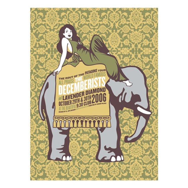 The Decemberists - Washington, 2006 by El Jefe Design