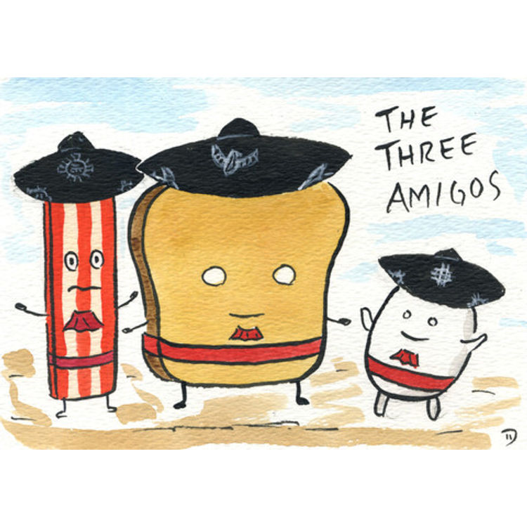 The Three Amigos by Dan Goodsell