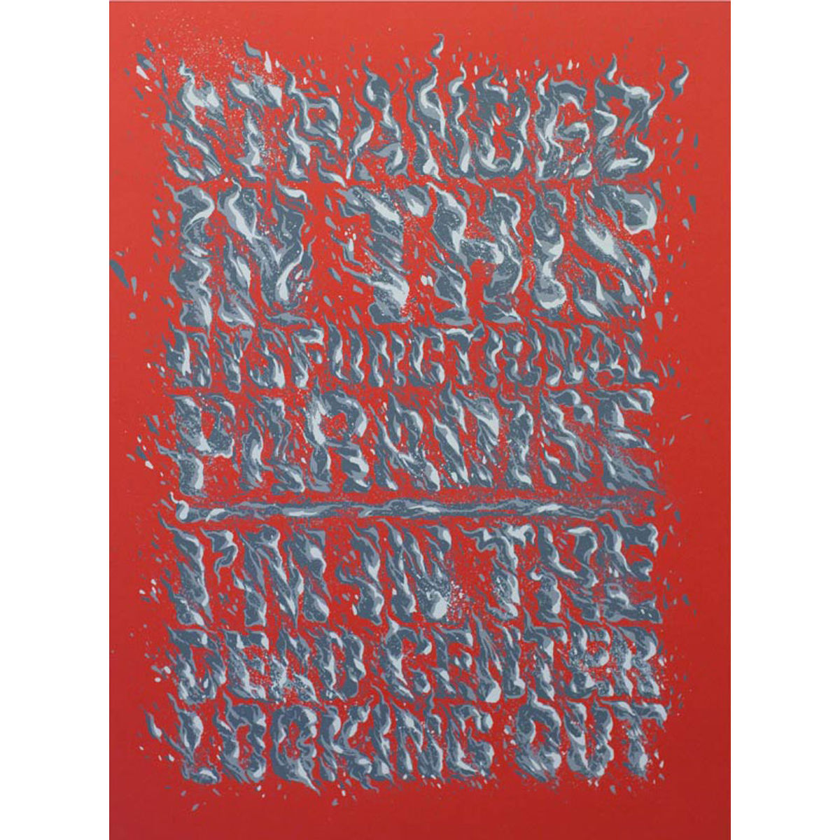 Stranded - Red & Grey