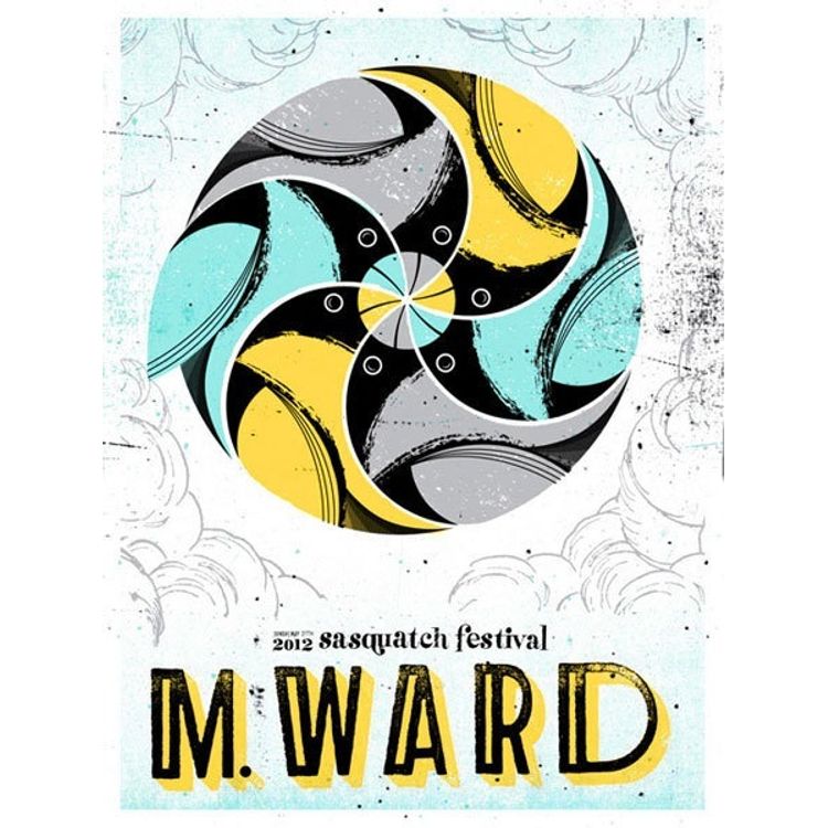 M. Ward - Sasquatch Festival 2012 by Doe Eyed Design