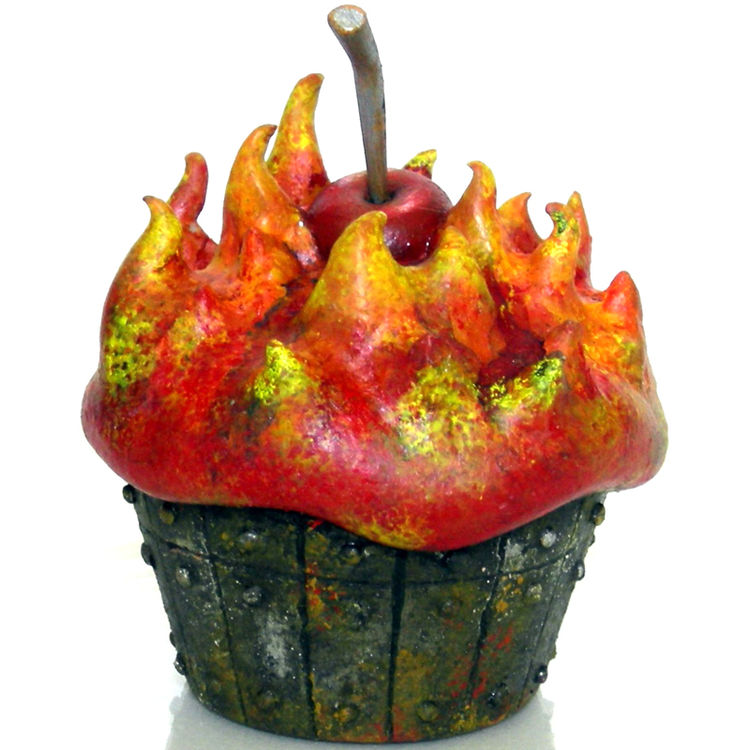 Fire Cupcake by Southerndrawl