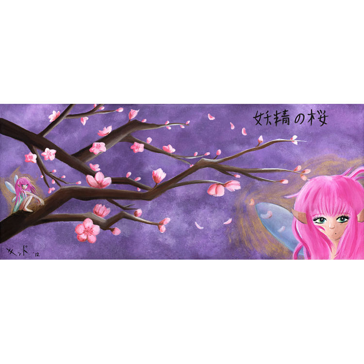 Yousei No Sakura (Cherry Blossom Fairies) by Jen Kiddo