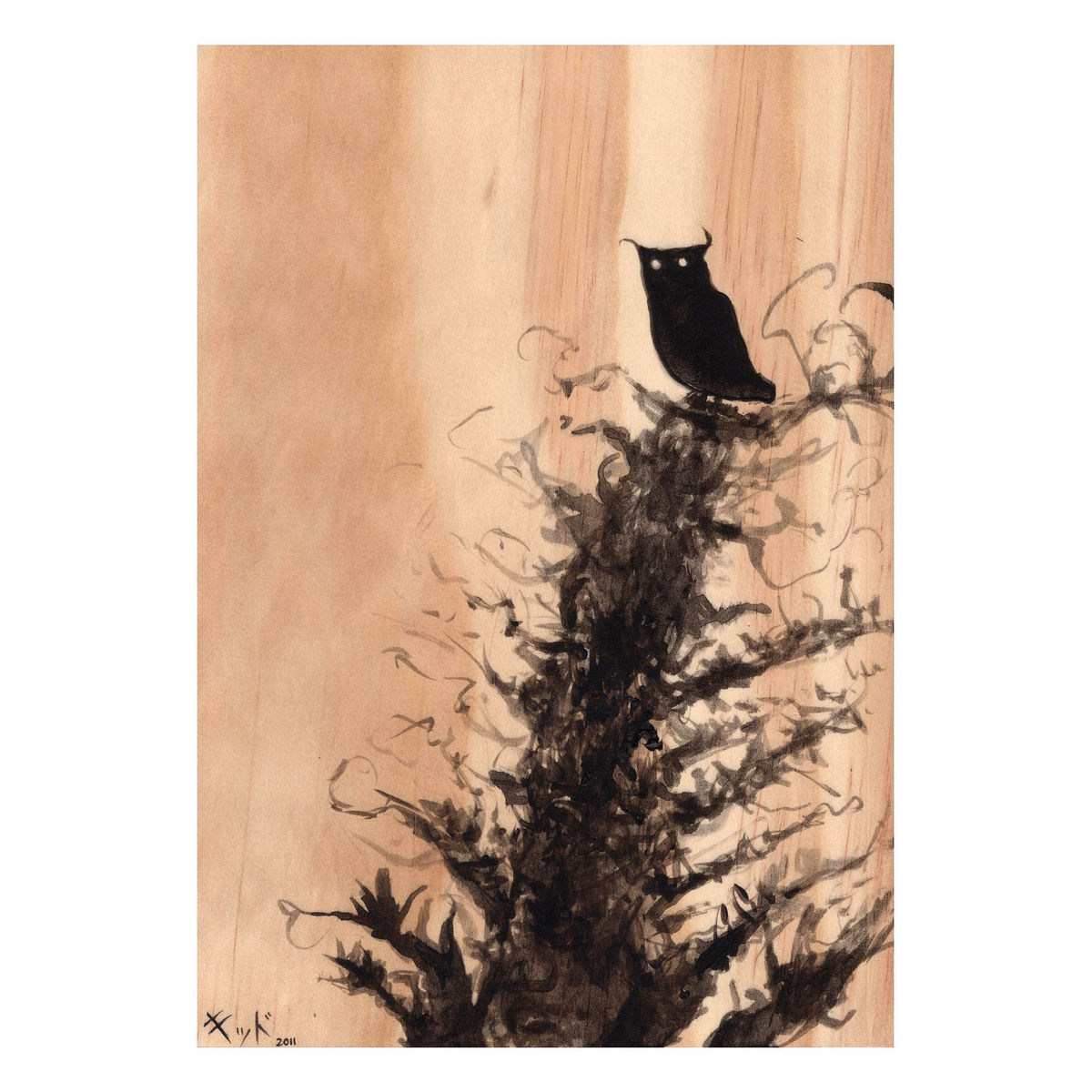 "Owl Silhouette" Print