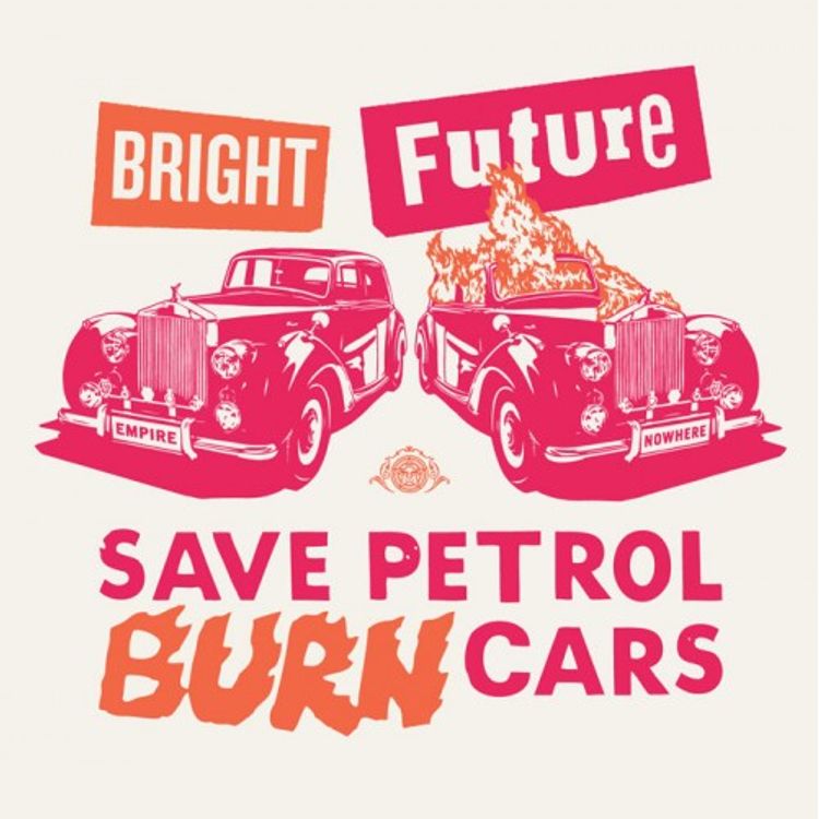 Bright Future - Pink & Orange (Large) by Jamie Reid
