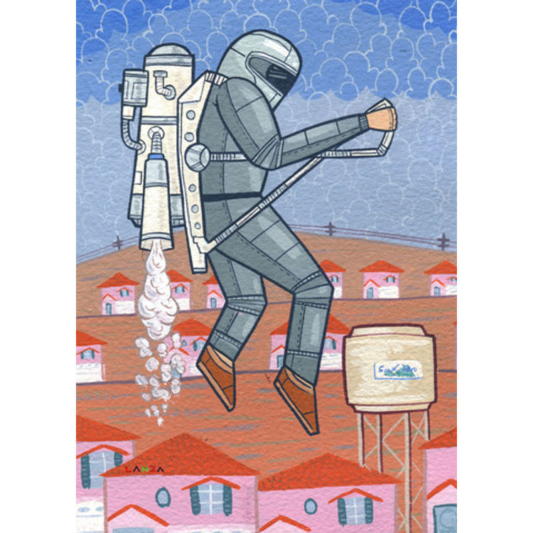 Destruction of Sudden Hill - The Jetpack by Gabe Lanza