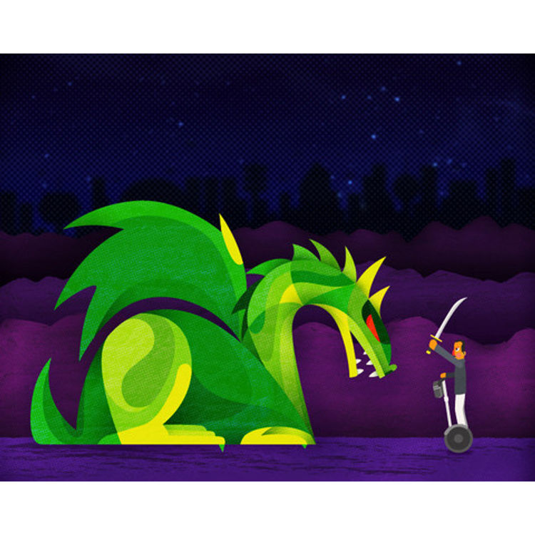 Fighting Dragons From The Future by Joe Van Wetering
