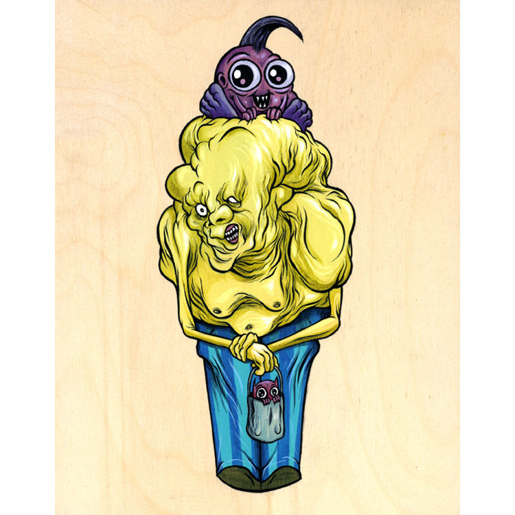Ice Cream Cone by Alex Pardee