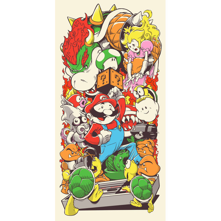 Super Mario Brothers by Joshua Budich
