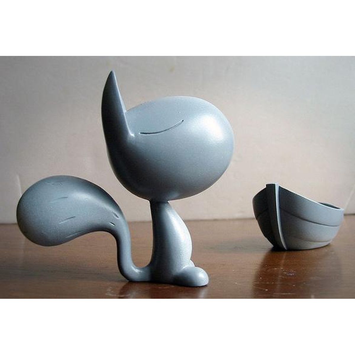 Moon Cat - Light Grey